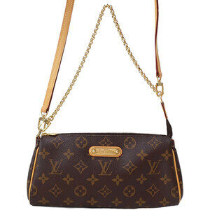 LOUIS VUITTON Monogram Eva Shoulder Bag Brown
